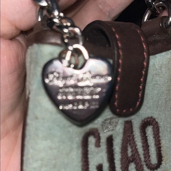 Juicy Couture Vintage Mint and Chocolate Mini Bag - Picture 5 of 9